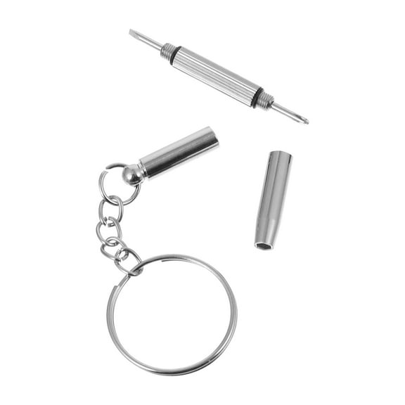 WORGEOUS  6 Pcs Screwdriver Set Kit Portable Insulated Flat Head Silver