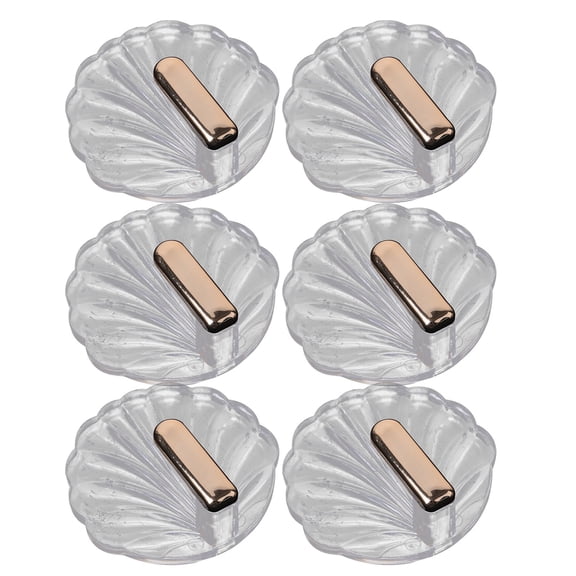 WORGEOUS 6- Mount Shower Holders with Hooks for Bathroom Sink and Shower Organization, and Easy to Install