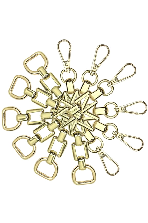 WORGEOUS 6 Pcs Straps Sling Bag Extension Chain Handbag Chain Extender Miss 2X18X0.5CM