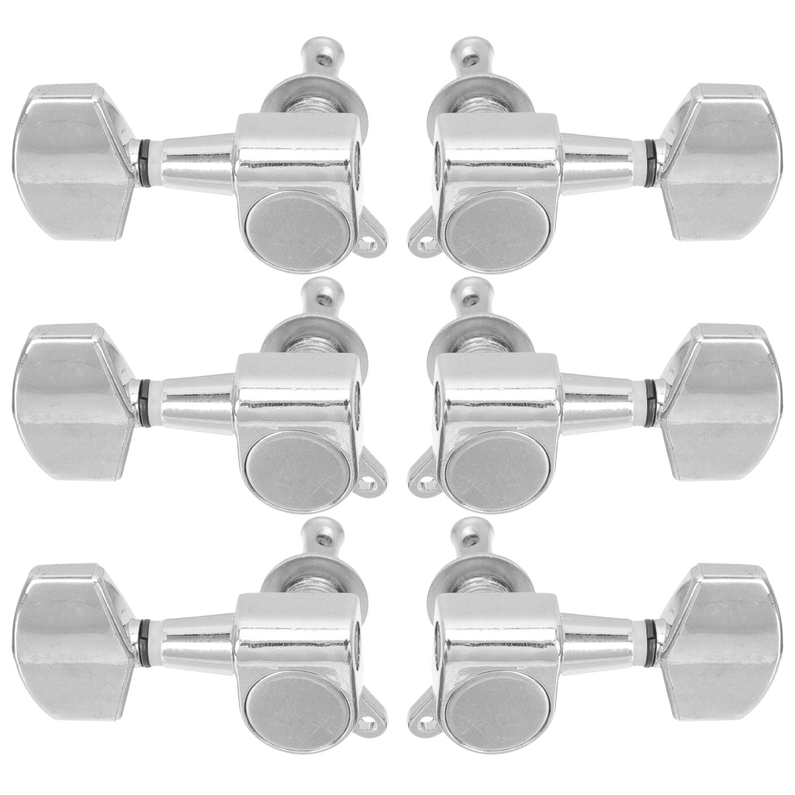 WORGEOUS 6 Pcs Tuning Guitar Panel Mount Socket Knob Electric Pegs ...