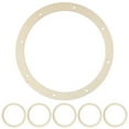thumbnail image 1 of FUEENIRVA 6 Pcs Crafts Wreath Forms Round Wreath Frame Beige Decorative Weddings, 1 of 9