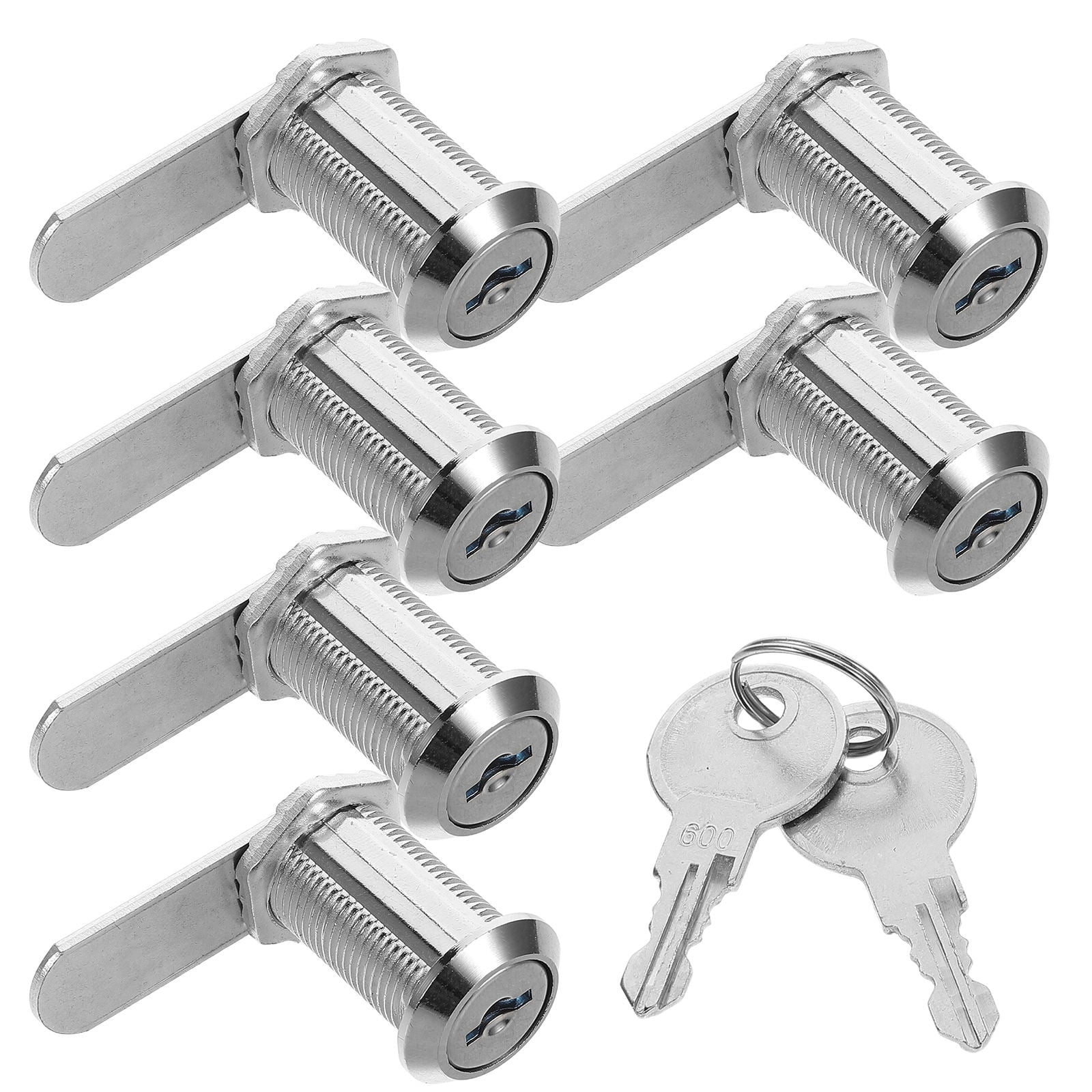 WORGEOUS 6 Set Cabinet Lock With Key Secure Drawer Lock Mailbox Key ...