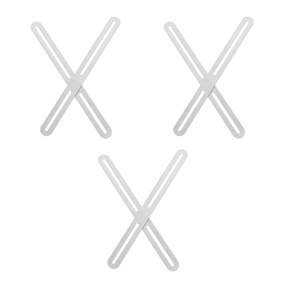 WORGEOUS 6 pcs Adjustable Flat Plate With Slot Metal Connector With Screw Slideable Slotted Brackets For Motor Case Holder Machine Mounting Bracket Diy