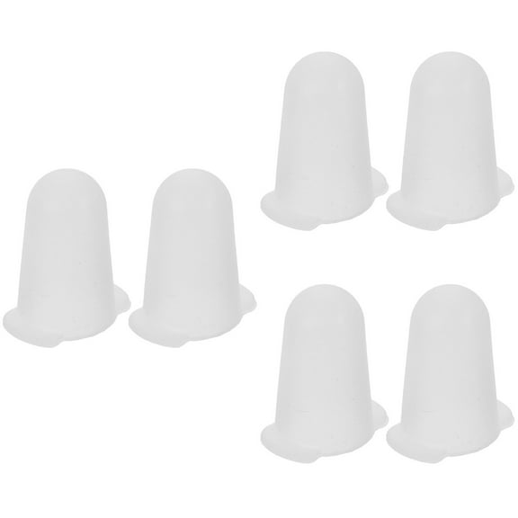 WORGEOUS 6 pcs  Cake Piping Tip Covers Cake Decorating Frosting Tip Covers Flexible Silicone Covers