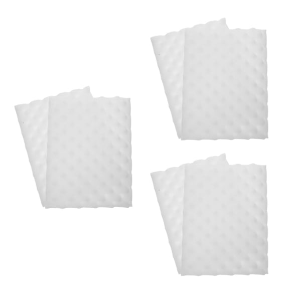 WORGEOUS 6 pcs Fondant Sponge Mats Sugar Flower Drying Wavy Foam Pads Reusable Fondant Shaping Sponge Pads For Diy Gum Paste Modeling