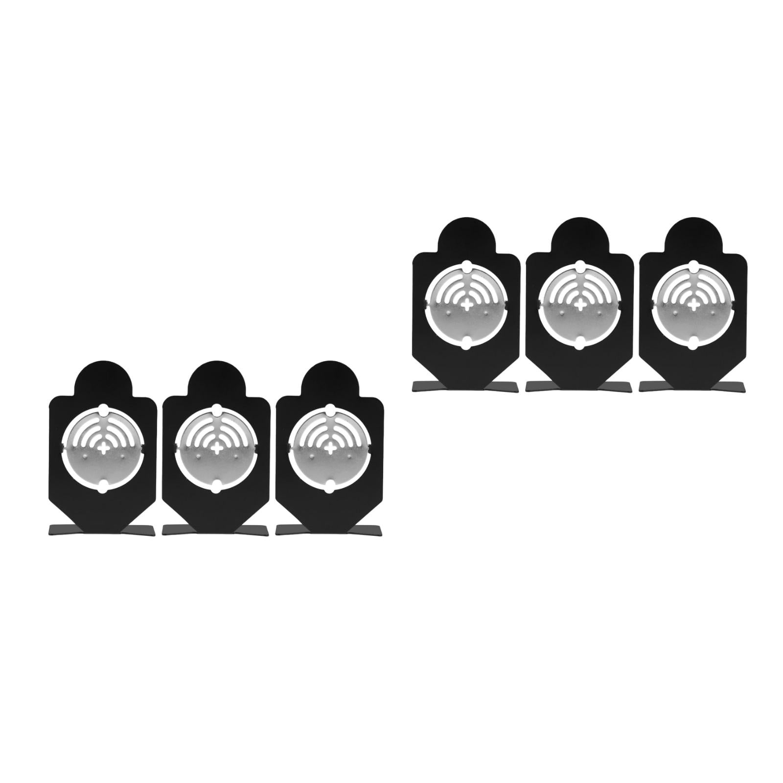 WORGEOUS 6 pcs Stainless Steel Rotating Target Toy For Kids Rotatable ...