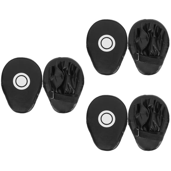 WORGEOUS 6 pcs Thai Hand Pad Curved Focus Mitt Taekwondo Kick Pad For Training Boxing