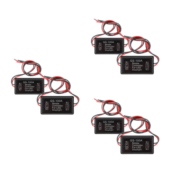 WORGEOUS 6 pcs Truck Strobe Light Module Car Strobe Controller Strobe Controller For Stop Light Led Brake Light Flasher Module Led Flash Strobe Controller