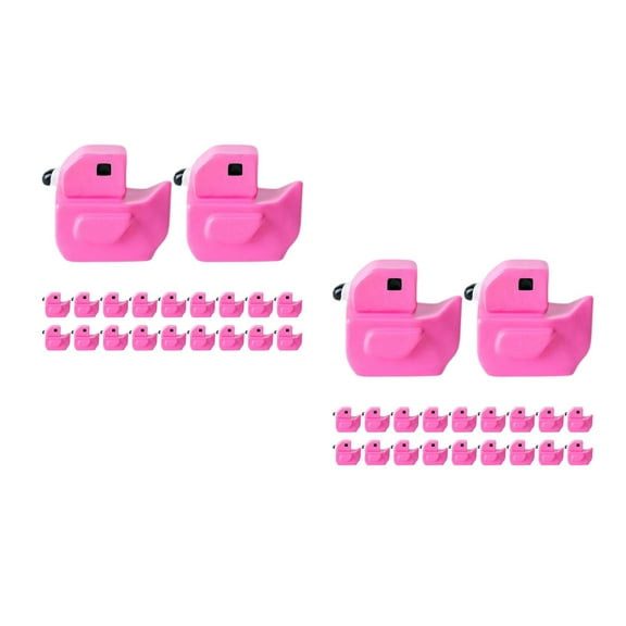 WORGEOUS 60 pcs  Tiny Flamingo Miniatures Mini Resin Animals for Hiding Tiny Flamingo Decor for Yard and Garden Mini Resin Flamingos for Party Favors and Table Decorations