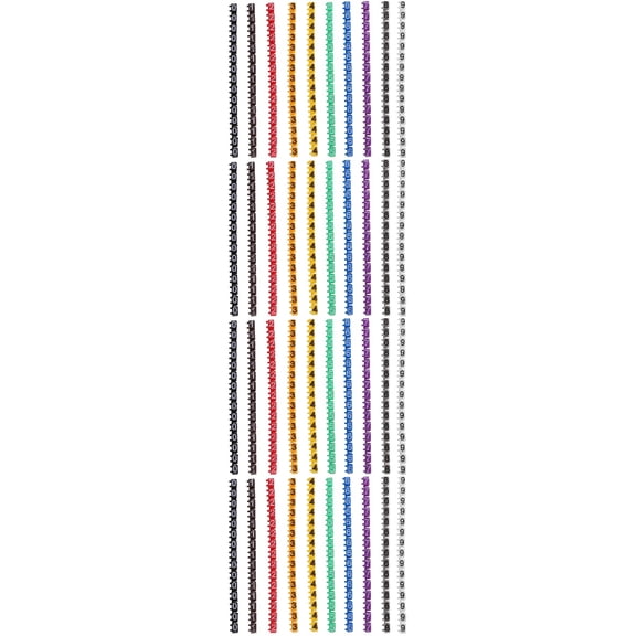 ADDHAT Multicolor Cable Markers Assorted Color Plastic for Cord Identification 600Pcs