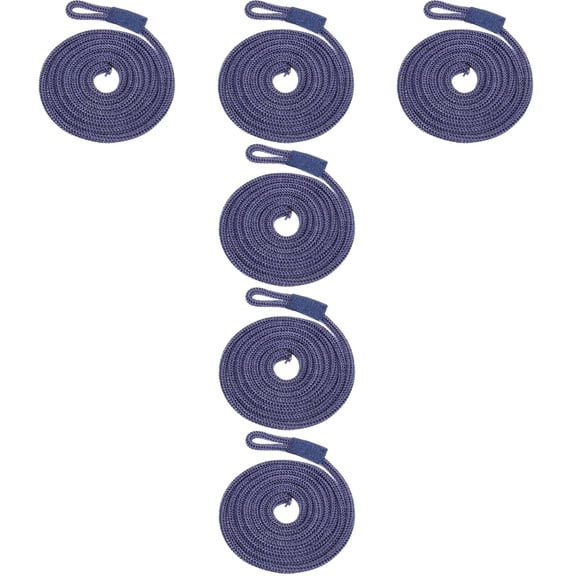WORGEOUS 6pcs Boat Fending Rope Ship Boat Rail Line Replaceable Marine Line