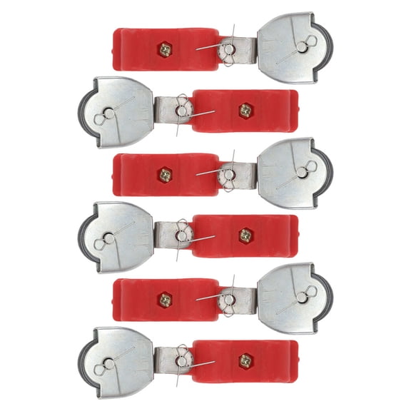WORGEOUS 6pcs Cable Pulley Wheel Heavy Duty Swivel Pulley Block Stainless Steel Caster Wheels Bearing Loading DIY Pulley System For Handling Moving