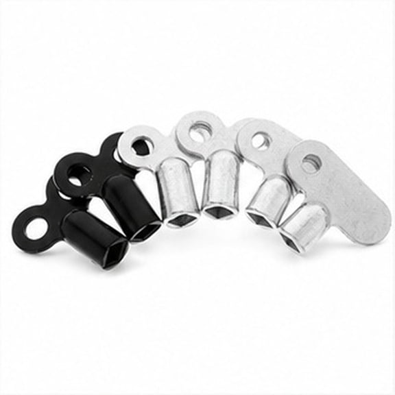 WORGEOUS 6pcs Radiator Bleeding Key Set For Radiator Venting Universal Hvac Tools Key For Radiator Valve Adjusting Zinc Alloy Radiator Exhaust Key