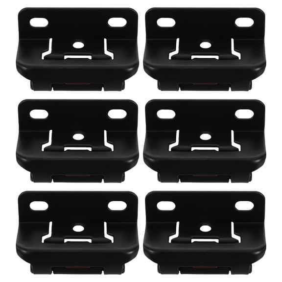 YSNOOWE 6-Pack Black Soft Close Cabinet Hinges Self-Closing Hardware for RV and Home Cabinet Doors