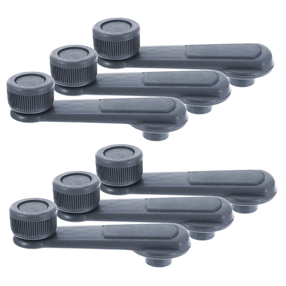 WORGEOUS 6pcs Window Regulator Plastic Car Window Handle Car Window Crank Handle Winder Car Window Crank Accessories Spline Winder Crank Riser Window Handle