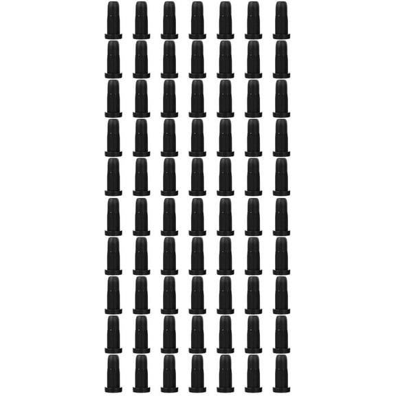 WORGEOUS 70 Pcs Chair Roller Sleeve Plastic Cover Practical Chair Glide Protector Rolling Chair Part for Chair