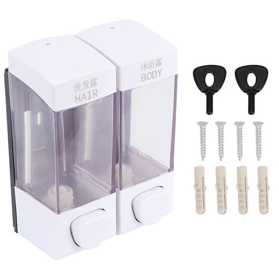 WORGEOUS 700 Ml Hand Bottle Pump Method Foaming Refill Dispenser White