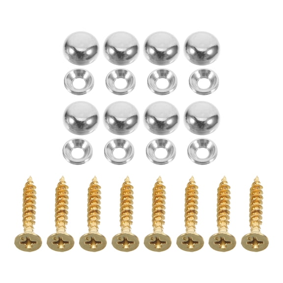 HINTRMENT Wall Fasteners for Furniture Decorative Screw with Caps Elegant Design 8PCS