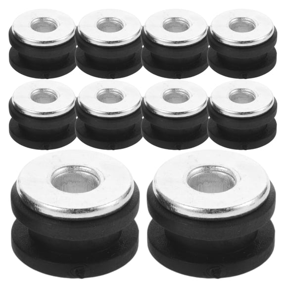 WORGEOUS 8 Pcs Electric Car Absorption Motorcycle Shock Absorbing Rubber Cover