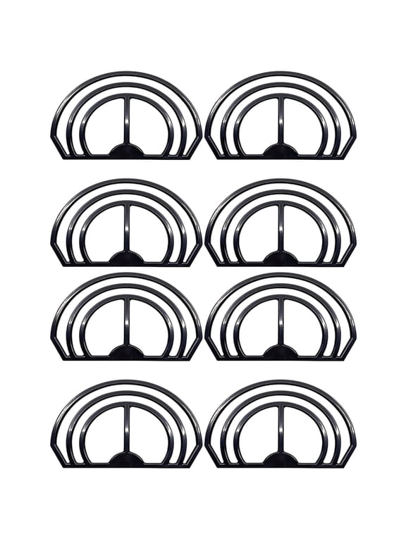 Black Hat Shaper for Various Brims, Safe and Convenient, 8Pcs