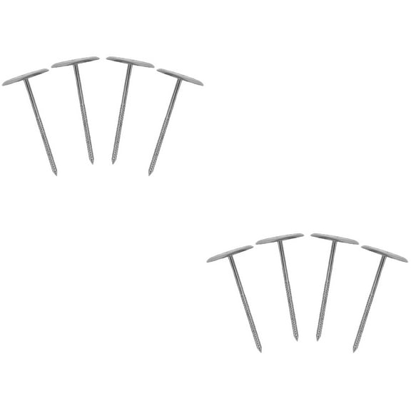 WORGEOUS 8 Pcs Stainless Steel Cake Cupcake Decor Tools Flower Nails Decorating Nail Tool for Icing Flowers Making