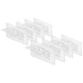 thumbnail image 1 of WORGEOUS 8 Pcs Tray Tiered Shelves 15.00X7.00X5.00CM Transparent, 1 of 1