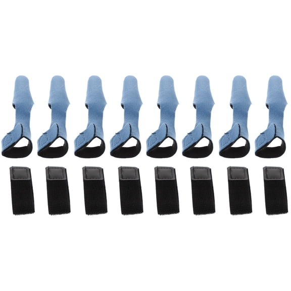 WORGEOUS 8 Sets Fishing Rod Caps Fishing Pole Sleeves Fishing Rod Protective Case