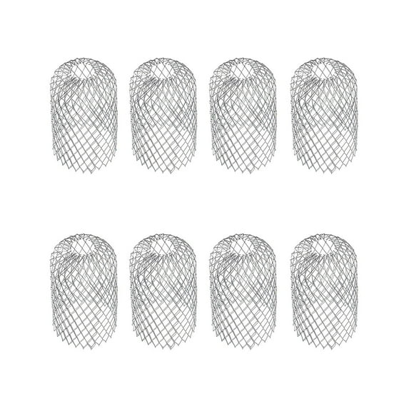WORGEOUS 8 pcs Aluminum Sundries Filter Anti-leaf Filter Aluminum Strainer For Gutters