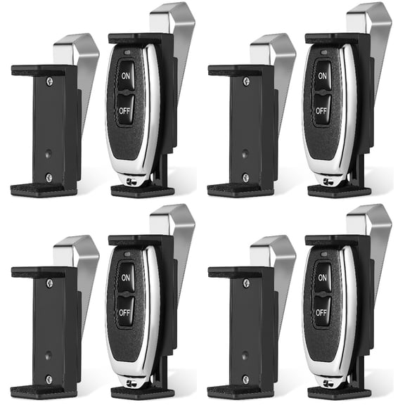 WORGEOUS 8 pcs Door Remote Clips Car Visor Clip Garage Door Remote Holder Clamp Universal Remote Clips For Car