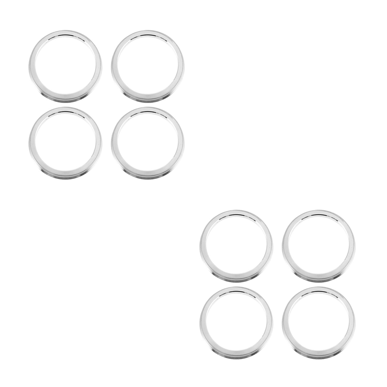 WORGEOUS 8 pcs Hub Centric Rings Replacement Center Bore Adapter ...