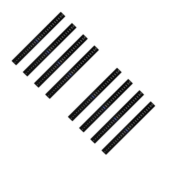 WORGEOUS 8 pcs Mason Jar Fermenting Thermometer Strips Adhesive Temperature Strip Aquarium Thermometer Sticker for Home Brewing Sourdough Bread Baking Temperature Display for