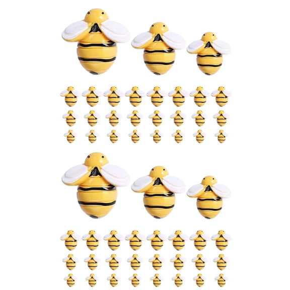 Mobutofu Durable Resin Bee Accessories for Phone Cases and Craft Making