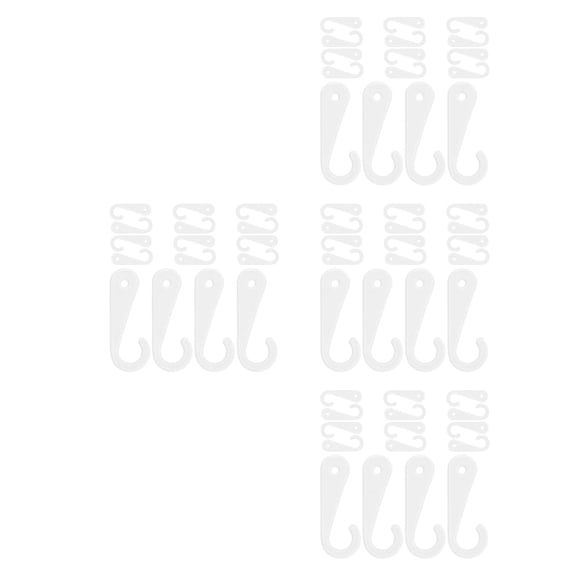 WORGEOUS 800 pcs Sock Display Hook Plastic J Hooks Sock Display Hangers Displaying Hanging Retail Hooks Sock Hanging Tools Retail Hangers