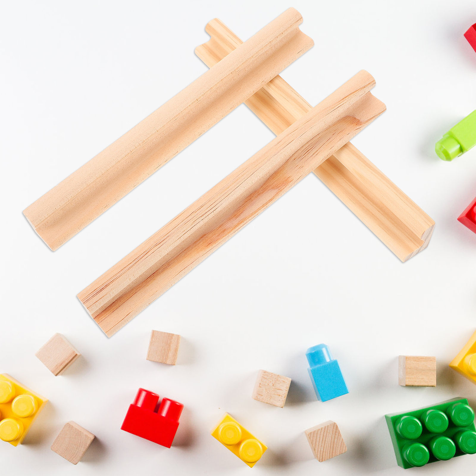Rubber Domino Racks WORGEOUS Wooden 8pcs Domino Racks for Craft Enthusiasts Gamers DIY ...