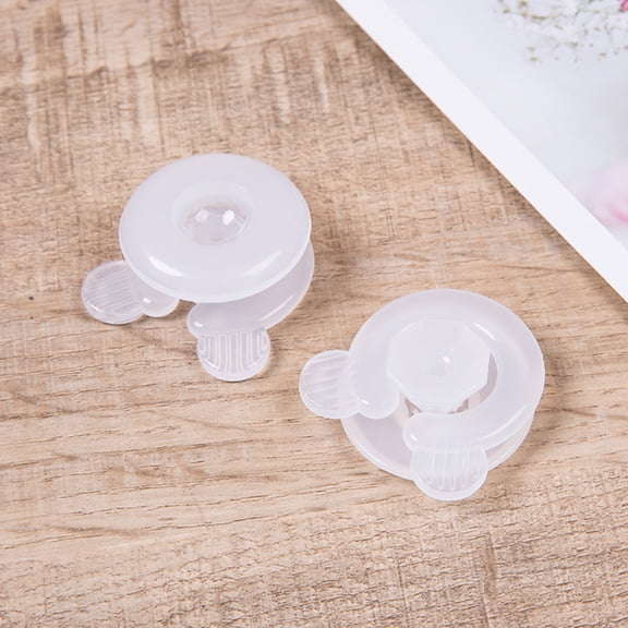 WORGEOUS 8pcs Durable Plastic Quilt Clip Comforter Duvet Holders Gripper Comfortable Bed Sheets Clips Bear Holder