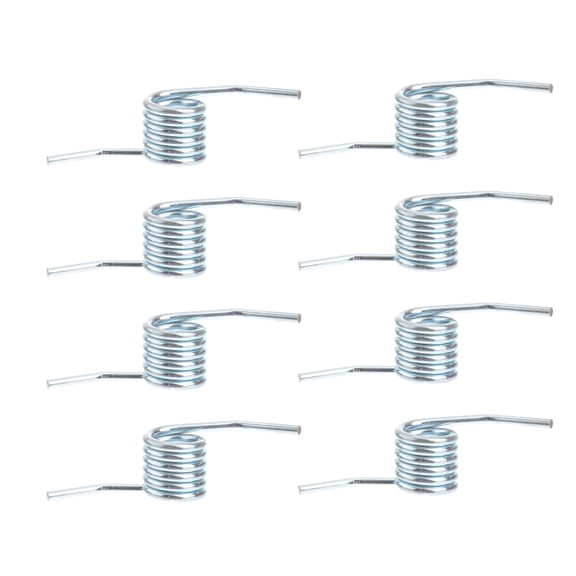 HINTRMENT 8Pcs Steel Jack Handle Return Spring for Hydraulic Floor Jack Silver Durable