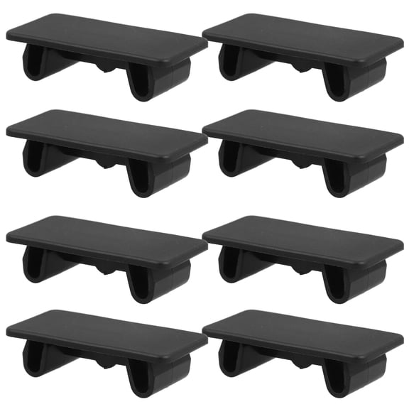 FUEENIRVA 8Pcs Black ABS Rocker Switch Panel Covers Snap in Durable Automotive Switch Hole Plugs