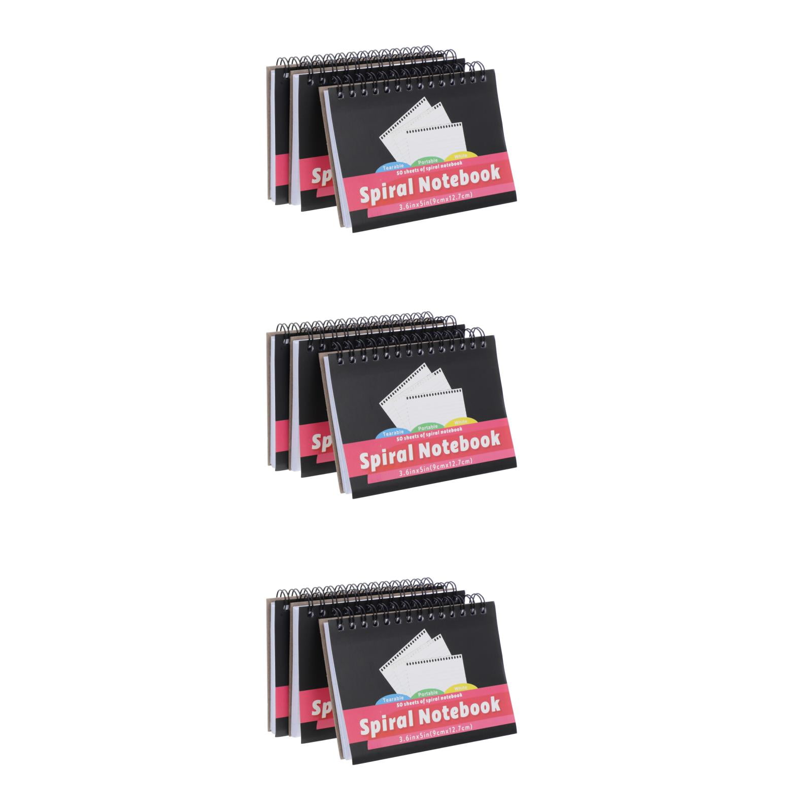WORGEOUS 9 Pcs  Mini Notepad for Pocket Use mini Spiral Notebook for Memo Notes Notepads Easy To Use Notepads Small Legal Pads Writing Pad (50 Pages/book)