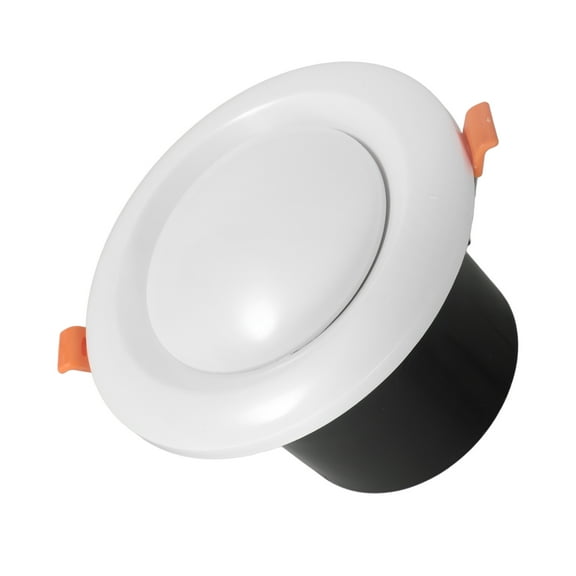 WORGEOUS ABS Air Vent Cover with Spring Mechanism Circular Air Diffuser Circular Air Vent Diffuser Ceiling Round Duct Vent Cover Ceiling Wall Air Diffuser Cover