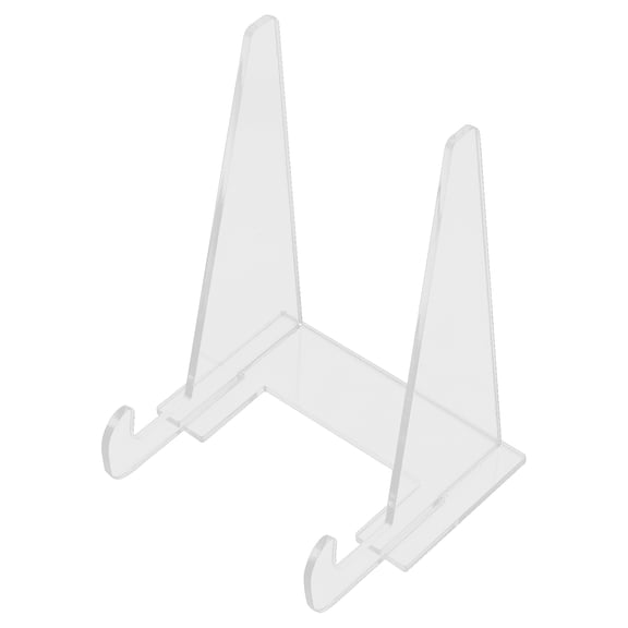 WORGEOUS Acrylic Display Stand for Pictures, Plates, Books, Photos, Cards - Multi-Functional Holder for Office, Library, School, Museum