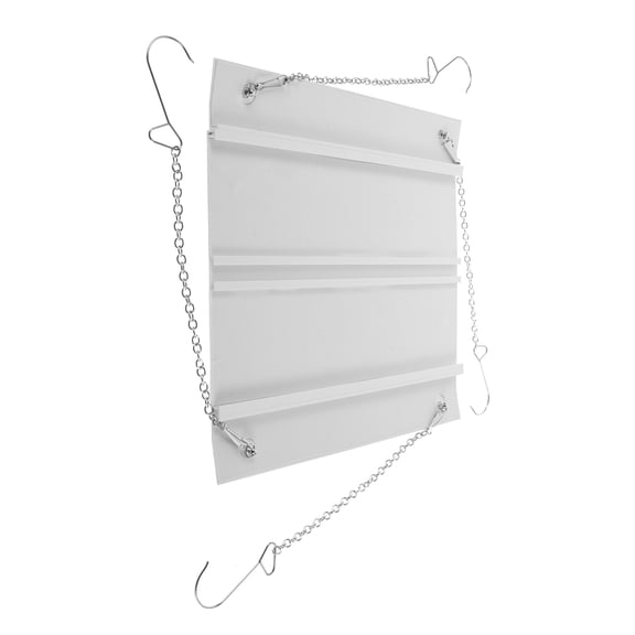 WORGEOUS Adjustable Air Conditioner Deflector Ventilation Ducts, White, Easy Installation, Energy Saving