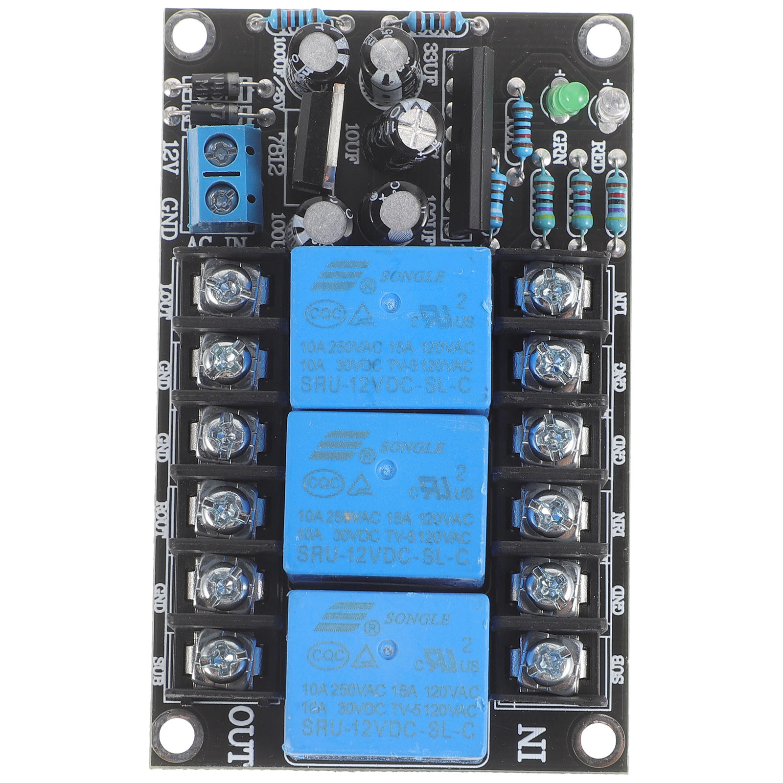 WORGEOUS Amplifier Board Stereo Module Board Volume Control Home Audio ...