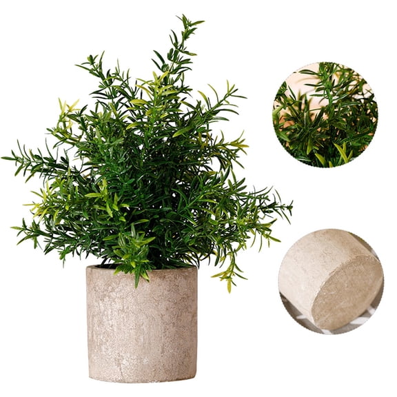 WORGEOUS  Artificial Bonsai Decor Small Tree Indoor Plant Plants Potted Green