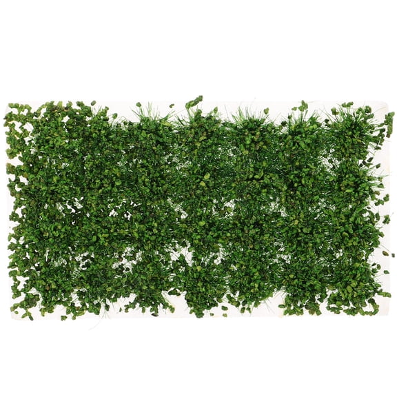 WORGEOUS Mini Artificial Grass Clusters for Model Scenery, Faux Green Grass Mat, Sandbox Decoration Accessories for Crafts
