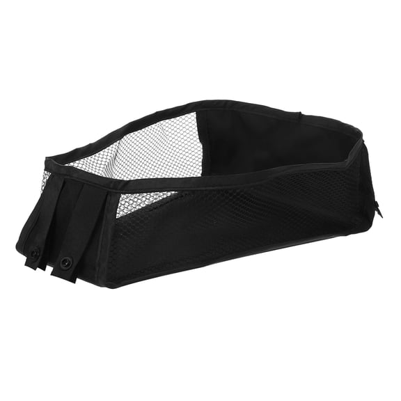 FUTUREORYY Black Stroller Bottom Storage Basket for Stroller, 1 Piece, 11 x 8.33 Inches, and Spacious