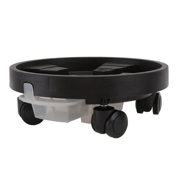 YSNOOWE 1Pc Movable Flowerpot Tray Brown Roller Base with Water Storage for Home Plant Pot Protection