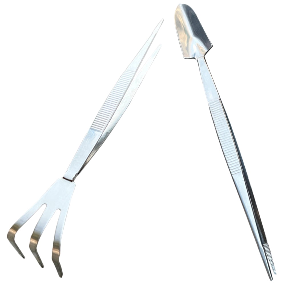 WORGEOUS Bonsai Root Rake Tool Cooking Tongs Potting Tools Set ...
