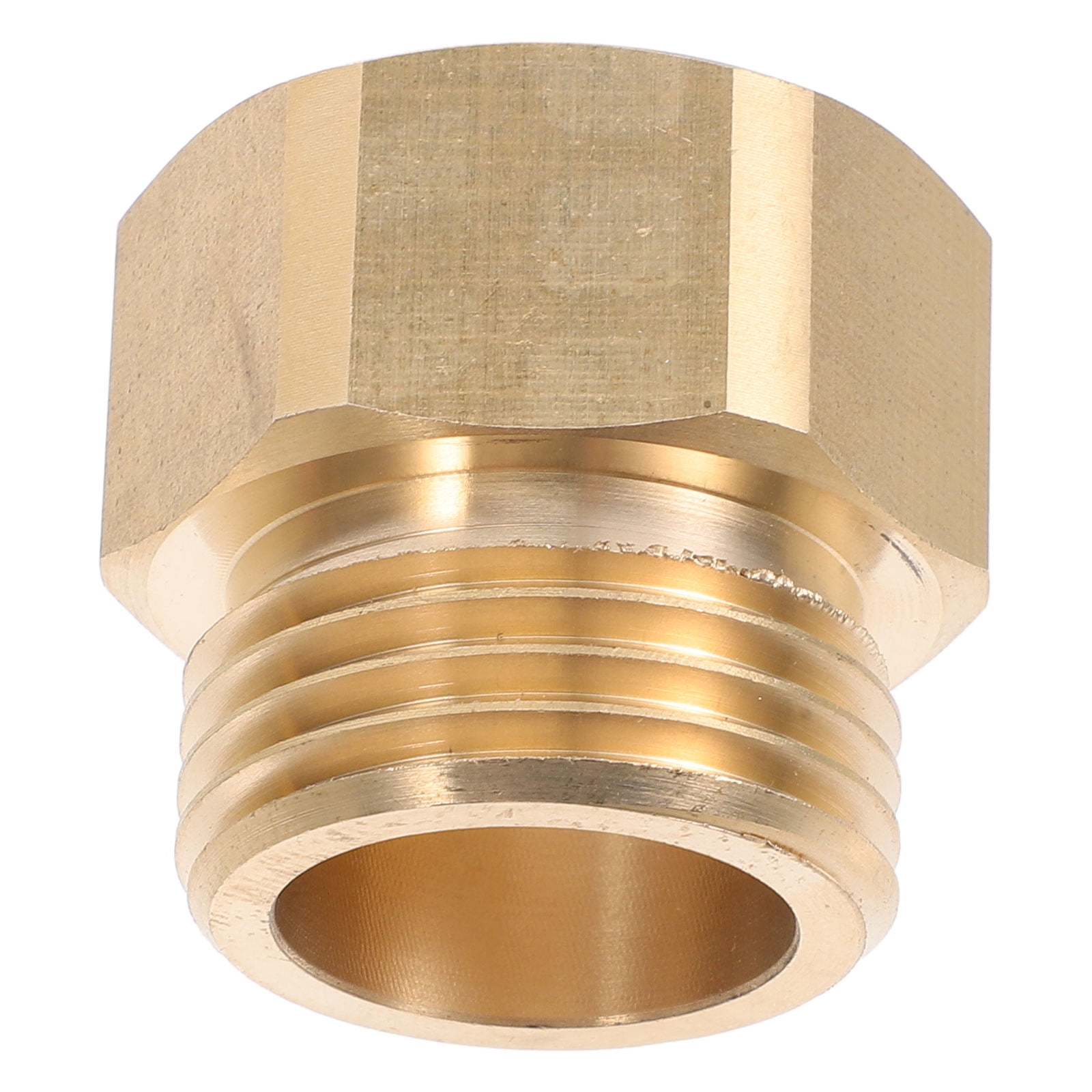 WORGEOUS Brass Hose Adapter Converts 1-1/16 Inch Fine Thread to 3/4GHT ...