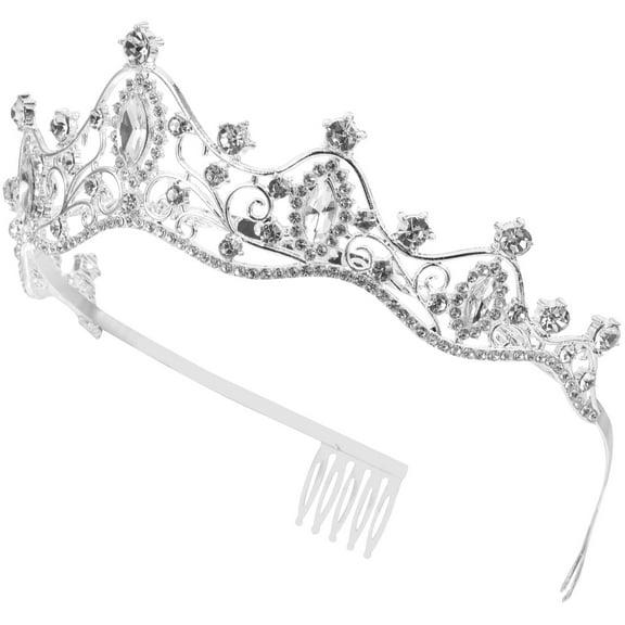 WORGEOUS Bridal Veils and Headpieces Headband Crown Bridesmaid