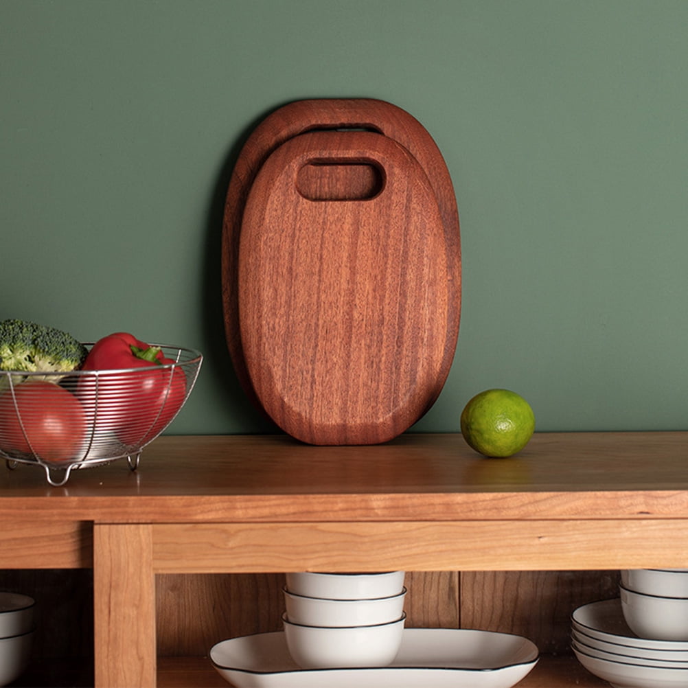 WORGEOUS Brown Synthetic Kitchen Cutting Board, Reversible Chopping Mat with Hanging Hole, Non-Warping